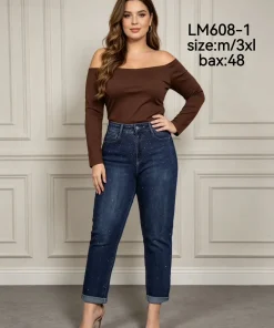 Jeansy damskie,size m-3xl,paczka 12szt, 1 kolor