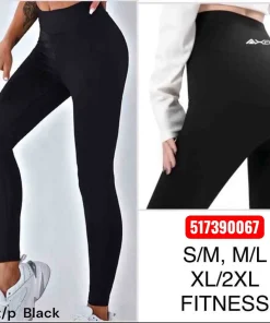 Legginsy Damskie,Size s/m-xl/2xl,paczka 12szt, 1 kolor