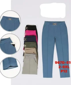 Spodnie Damskie,size 2xl-6xl,Paczka 12szt,mix kolor