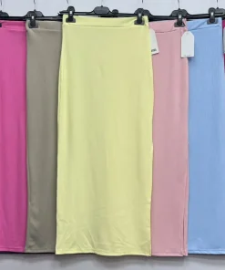 Spódnica damskie WŁOSKA,Size uni ,paczka 6 szt mix kolor