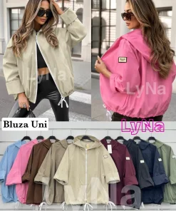 Kurtki Damskie WŁOSKA,Size uni,paczka 6szt, mix kolor