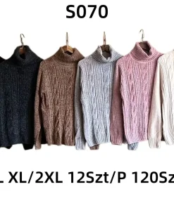 Swetry Damskie,size m/l-xl/2xl,Paczka 12szt, mix kolor