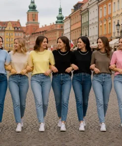 Swetry Damskie WŁOSKA,Size uni,paczka 6szt, mix kolor