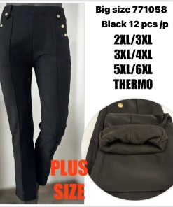 Spodnie Damskie, size 2xl/3xl-5xl/6xl,Paczka 12szt, 1 kolor