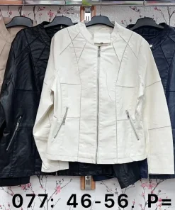 Kurtki skórzane damskie,size 44-56,paczka 6szt ,1kolor