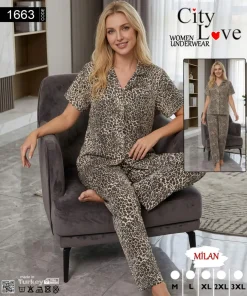 Piżama Damskie,Size m-3xl,paczka 10szt, 1 kolor