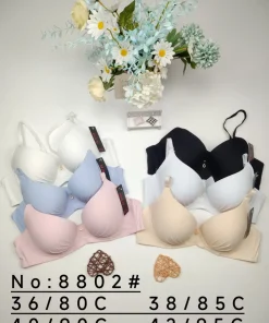 Biustonosz C Damskie,Size 36/80-42/95,paczka 6szt, 1 kolor