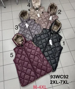 Kamizelki damskie,size 2-7xl,paczka 6szt ,1kolor
