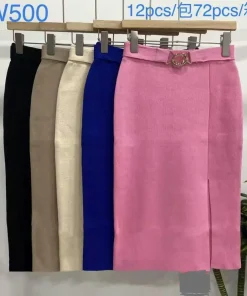 Spódnica damskie,size uni,Paczka 12szt,mix kolor