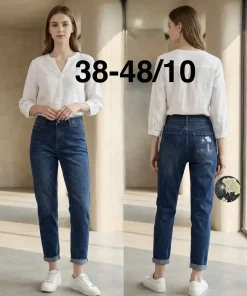 Jeansy Damskie,Size 38-48,paczka 10szt, 1 kolor