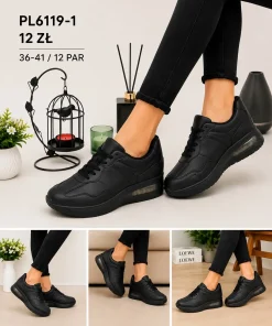 Buty Sportowe Damskie (36-41, 12par) 1 kolor