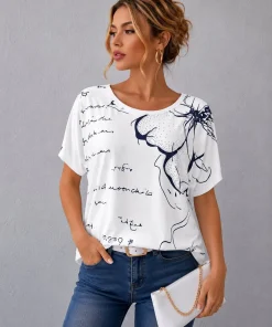 Bluzki Damskie,Size 2xl/3xl-4xl/5xl,paczka 12szt, mix kolor