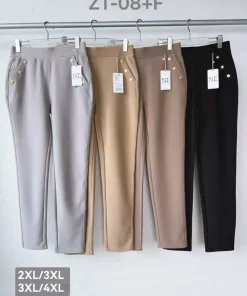Spodnie damskie ,size 2/3-5/6xl ,Paczka 12szt,mix kolor
