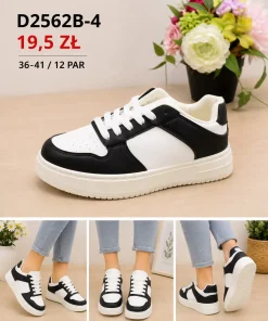 Buty Sportowe Damskie (36-41, 12par) 1 kolor