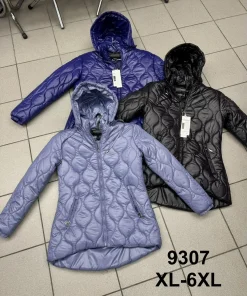 Kurtki damskie,size xl-6xl,paczka 6szt ,1kolor
