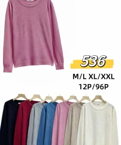 Swetry Damskie,size m/l-xl/2xlxl,Paczka 12szt ,mix kolor