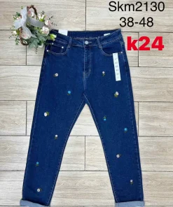Jeansy Damskie,size 38-48,Paczka 10szt,1kolor