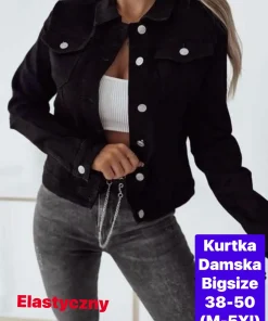 Kurtki Jeansowe Damskie,Size 38-50,paczka 7szt, 1 kolor