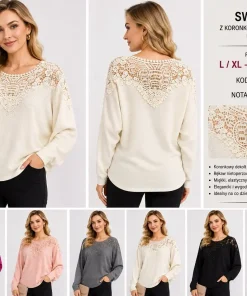 Swetry Damskie,Size l/xl-2xl/3xl,paczka 12szt, mix kolor