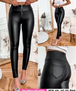 Spodnie skórzane Damskie, size s/m-l/xl,Paczka 12szt ,1 kolor