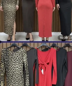 Sukienki Swetry Damskie WŁOSKA,Size uni,paczka 6szt, mix kolor
