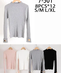 Swetry damskie,Size s/m-l/xl,paczka 8szt, mix kolor