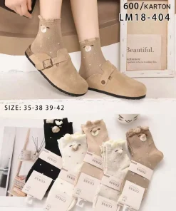 Skarpety Damskie,size 35-42,Paczka 40szt ,mix kolor