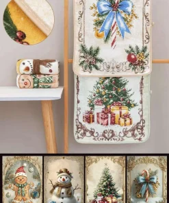 Ścierki w Mikrofibry “”” świętowanie”” Rozmiar : 40/60cm