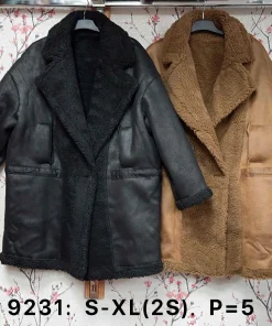 Kurtki skórzane damskie ,size s-xl,Paczka 5szt, 1kolor