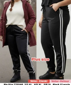 Spodnie Damskie, size 2xl/3xl-5xl/6xl,Paczka 12szt, 1 kolor