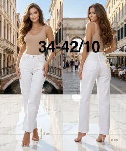 Jeansy Damskie, size 34-42,Paczka 10szt ,1 kolor