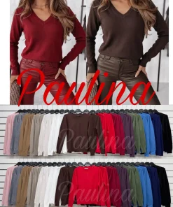 Swetry Damskie WŁOSKA,Size uni,paczka 6szt, mix kolor