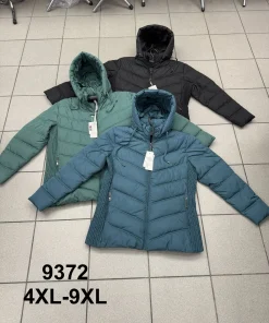 Kurtki damskie,size 4-9xl,paczka 6szt ,1kolor