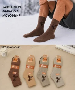 Skarpety MĘSKIE,Size 39-46,paczka 40szt, mix kolor