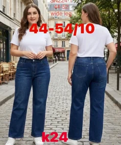 Jeansy Damskie,size 44-54,Paczka 10szt,1kolor