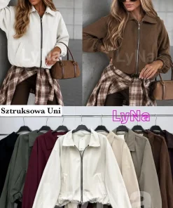 Kurtki Damskie WŁOSKA,Size uni,paczka 6szt, mix kolor