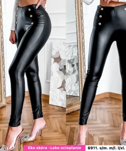 Spodnie skórzane Damskie, size s/m-l/xl,Paczka 12szt ,1 kolor