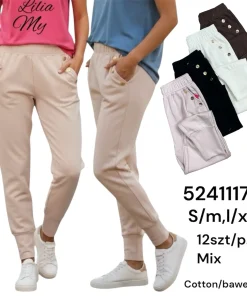 Spodnie Damskie,Size s/m-l/xl,paczka 12szt, mix kolor