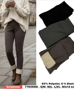 Leginsy Damskie, size s/m-l/xl,Paczka 12szt ,mix kolor