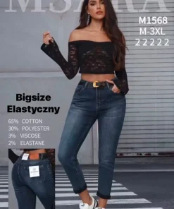 Jeansy Damskie,size m-3xl,Paczka 10szt ,1kolor
