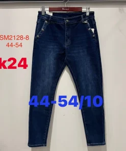 Jeansy Damskie,size 44-54,Paczka 10szt,1kolor
