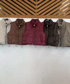Kamizelki Damskie WŁOSKA,Size uni,paczka 6szt, mix kolor
