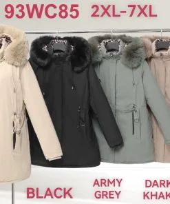 Kurtki damskie,size 2xl-7xl,paczka 6szt ,1kolor