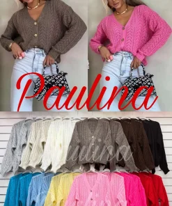 Swetry damskie , WŁOSKA,Size uni ,paczka 6 szt mix kolor