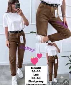 Jeansy Damskie,Size 38-48,paczka 12szt, 1 kolor