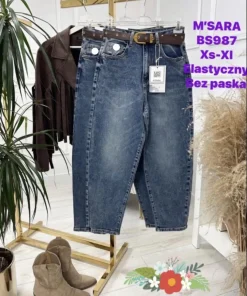 Jeansy Damskie,Size xs-xl,paczka 10szt, 1 kolor