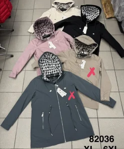 Kurtki damskie ,size xl-6xl,,Paczka 6szt ,1kolor