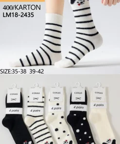 Skarpety Damskie,size 35-42,Paczka 40szt ,mix kolor