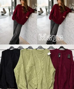 Swetry Damskie ,size uni,paczka 6szt ,mix kolor