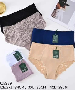Majtki damskie,size 2xl-4xl,paczka 24szt, mix kolor